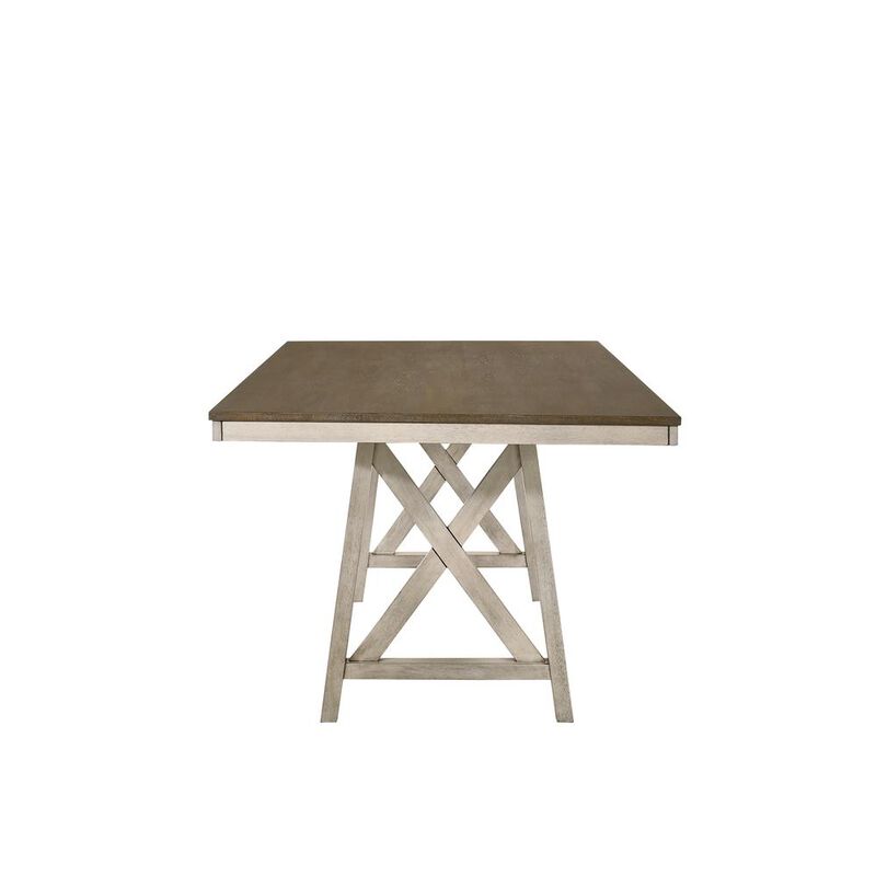 New Classic Furniture Somerset Dining Table -Vintage White
