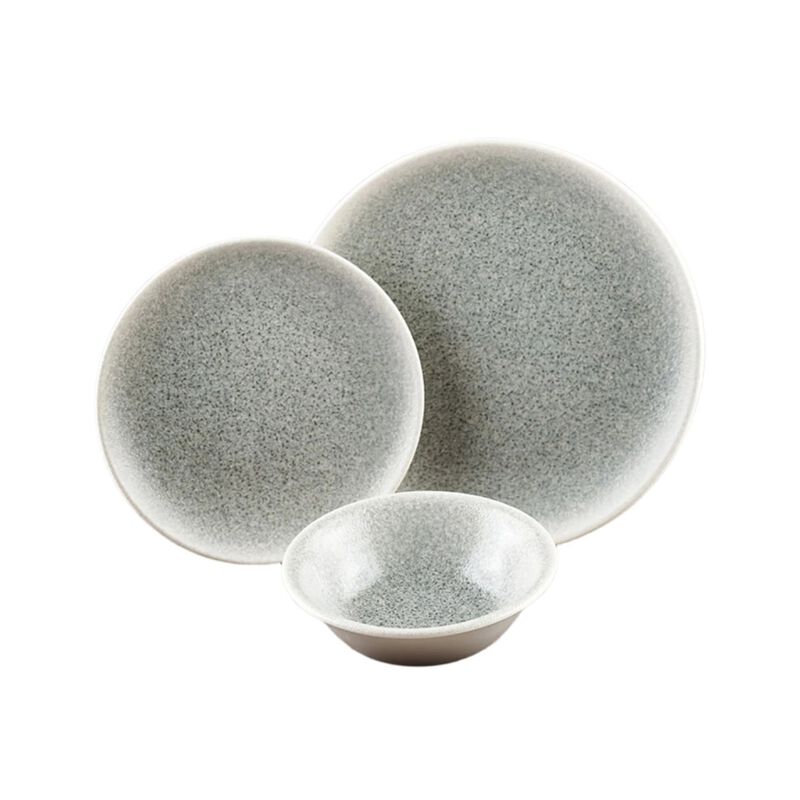 Luca Ocean Matte 3 Piece Dinnerware Set For 1