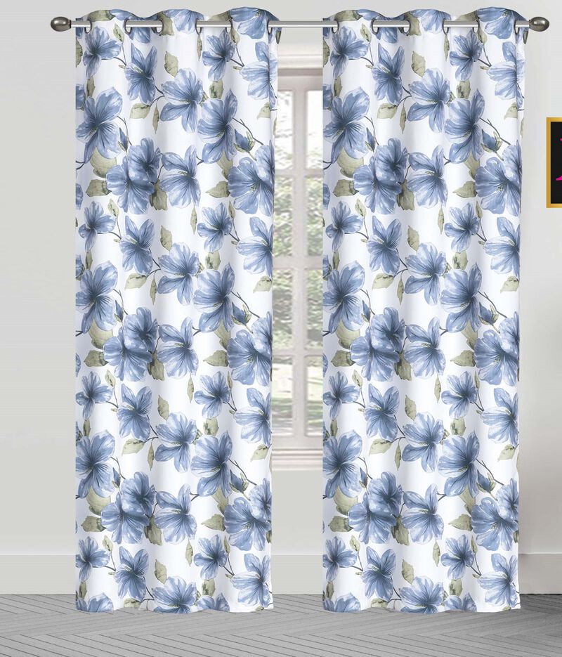 J&V Textiles Margaret Joseph Floral Grommet Blackout Curtain Panels (Set of 2)
