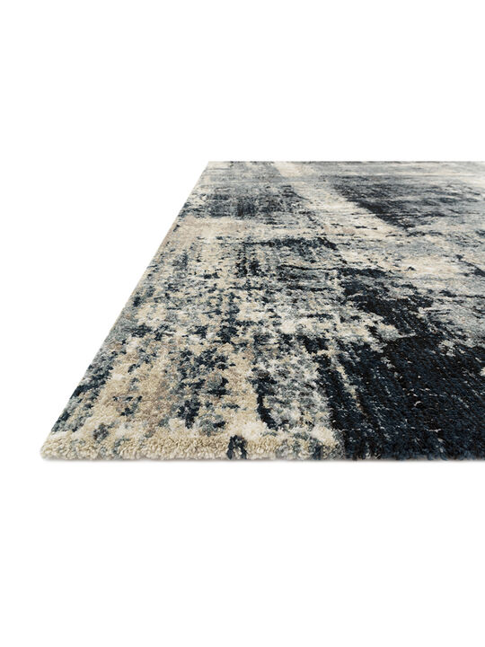 AUGS AGS01 Navy/Dove 18" x 18" Sample Rug