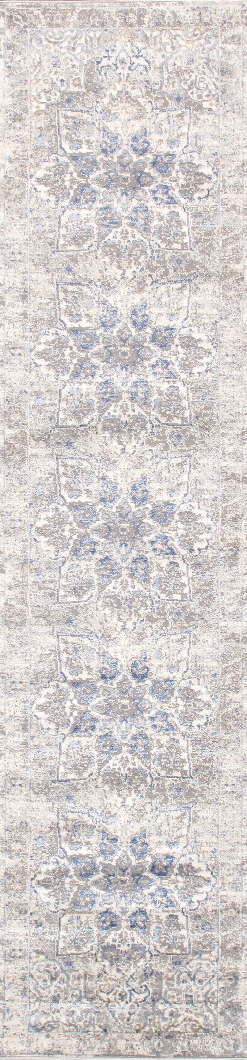 Pasargad Home Turkish Efes Design L. Grey Runner- 2' 6" X 6' 0"