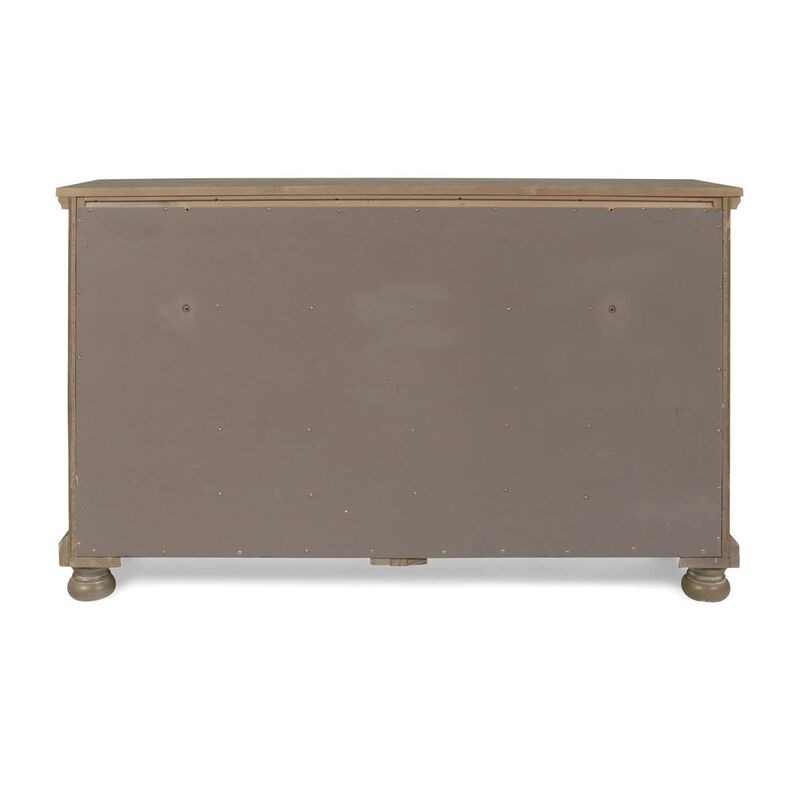 New Classic Furniture Furniture Allegra Solid Wood Engineered Wood Dresser in Pewter