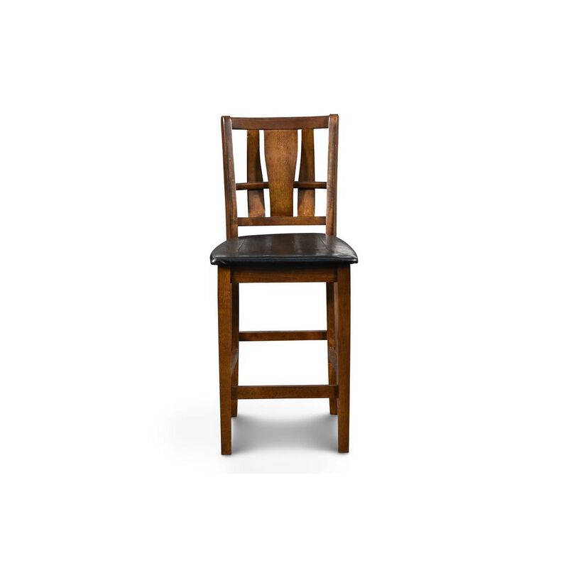 New Classic Furniture Furniture Dixon 5-Piece Counter Height Dining Set in Dark Espresso