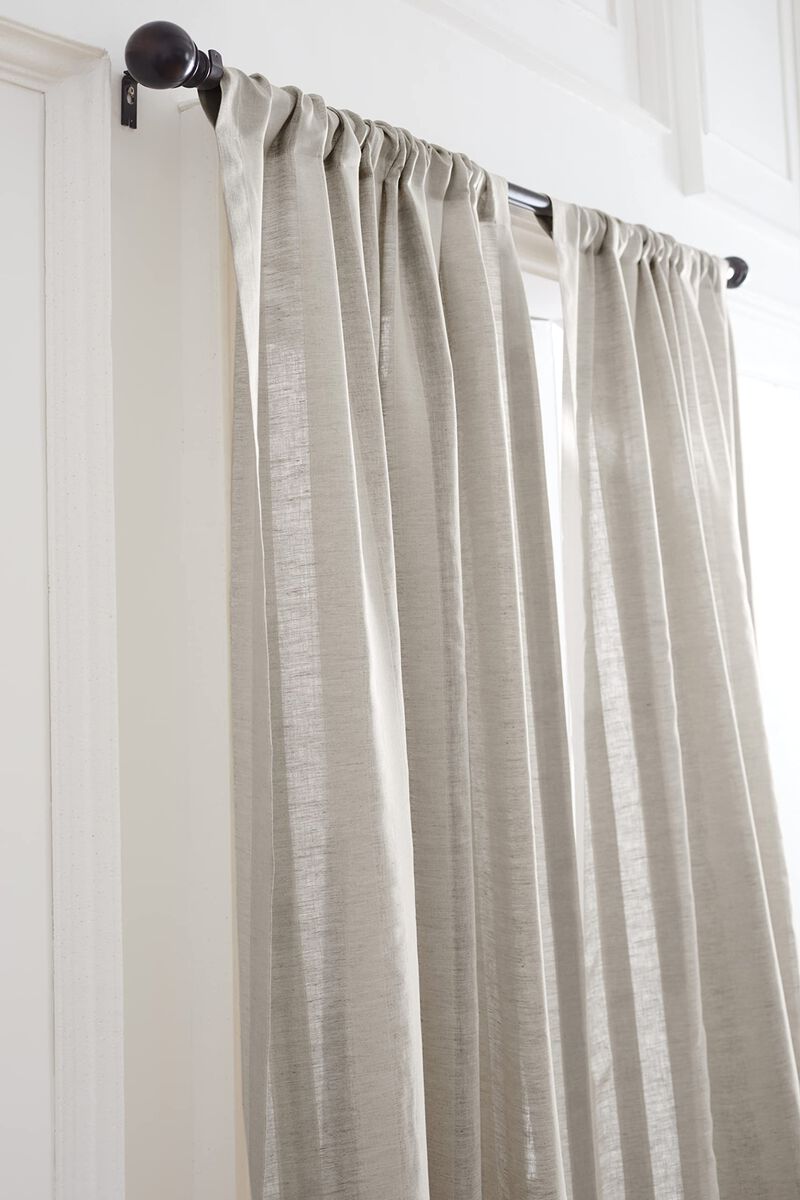 Solino Home 100% Pure Linen Zoe Curtain