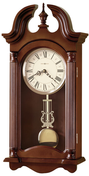 Howard Miller 625253 Howard Miller Everett Wall Clock 625253 Windsor Cherry