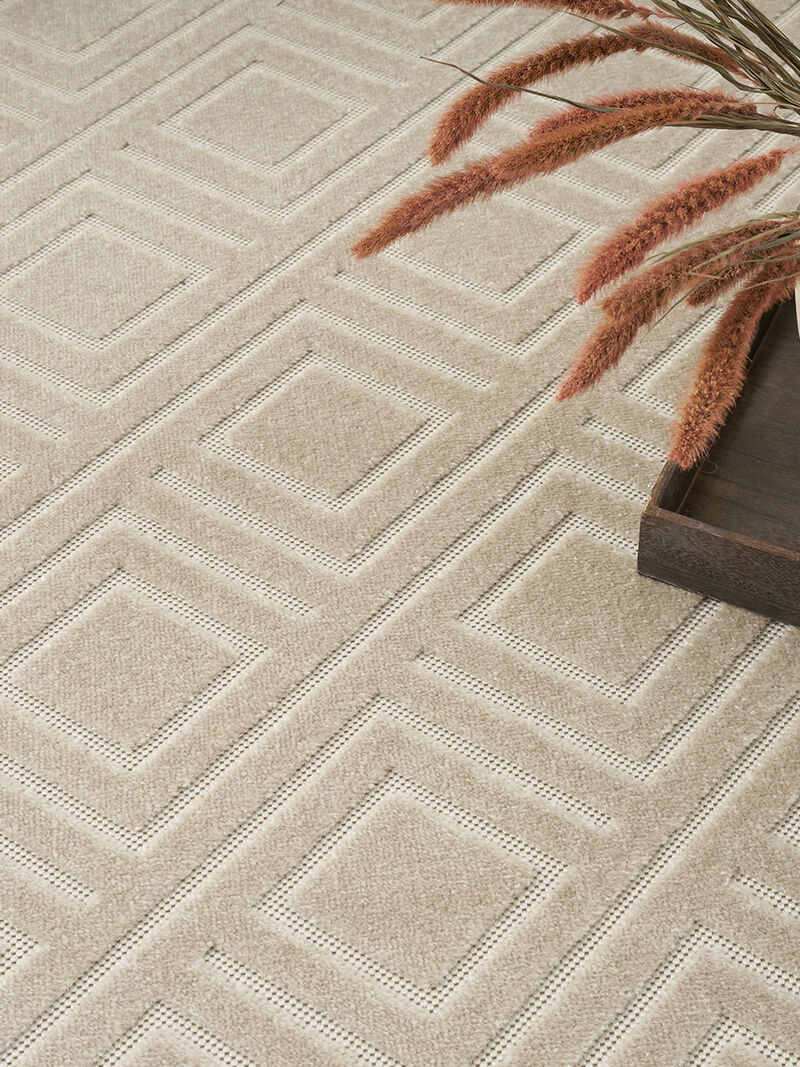 Care Free CAF03 Beige 9'2" x 12' Rug