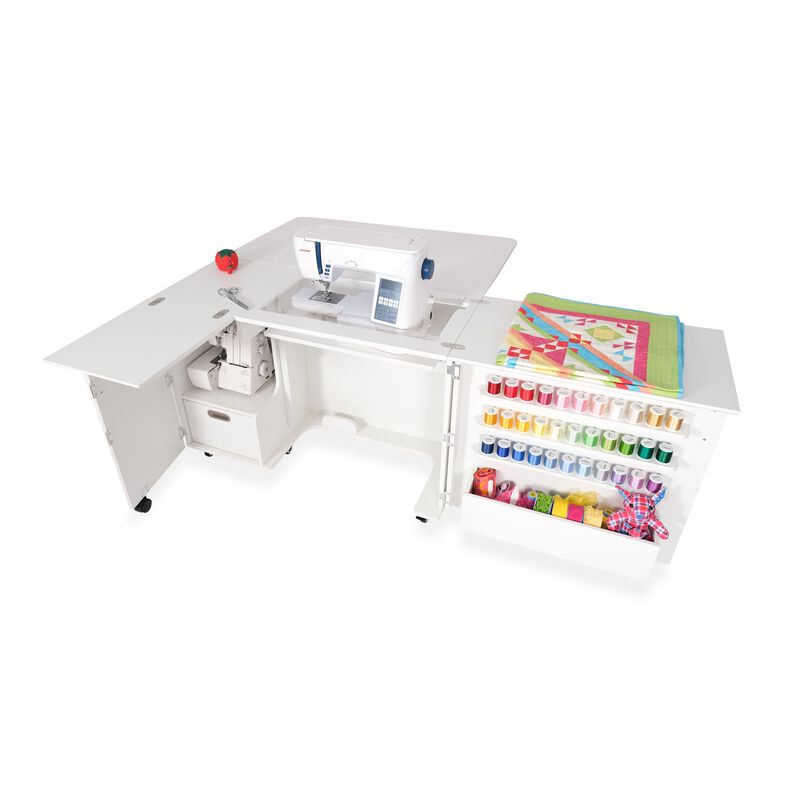 Wallaby Sewing Cabinet Ash White