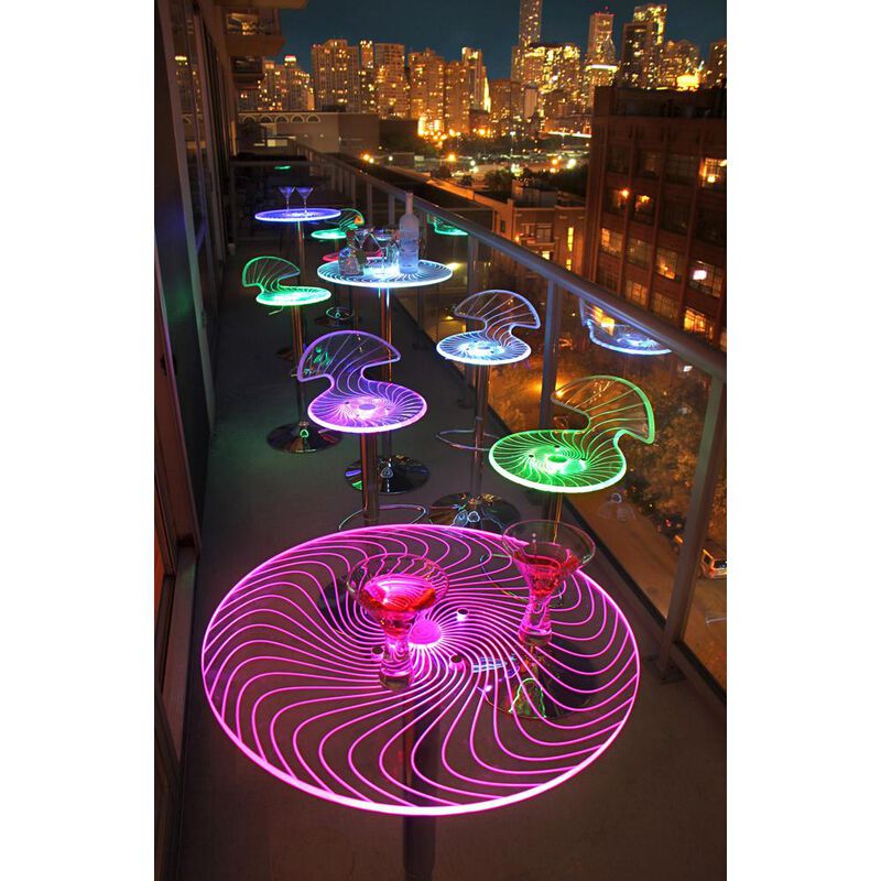 LumiSource Multi Spyra Bar Table