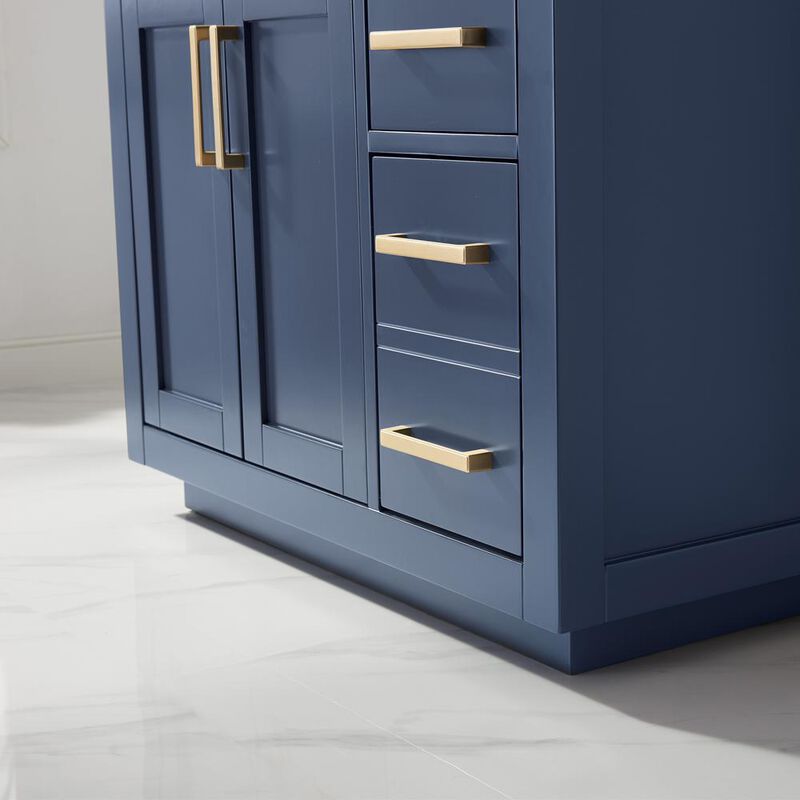 Altair 36 Single Bathroom Vanity Set in Royal Blue without Mirror