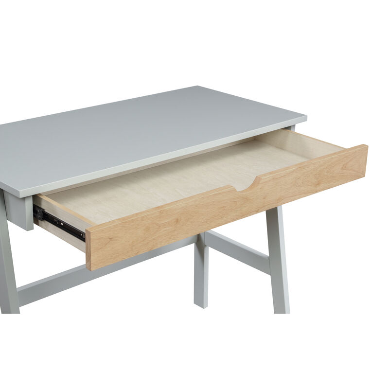 Hilton Desk In Gray/Natural