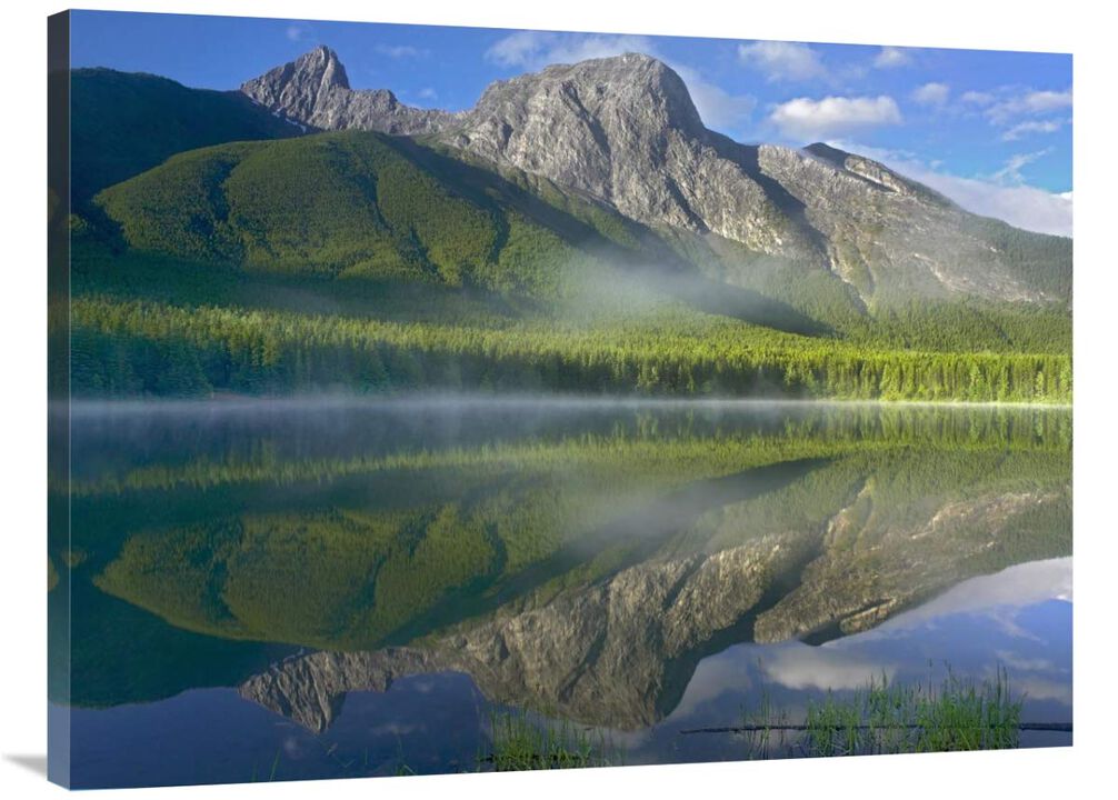 The Wedge overlooking Wedge Pond, Kananaskis Country, Alberta, Canada-Canvas Art-40x30