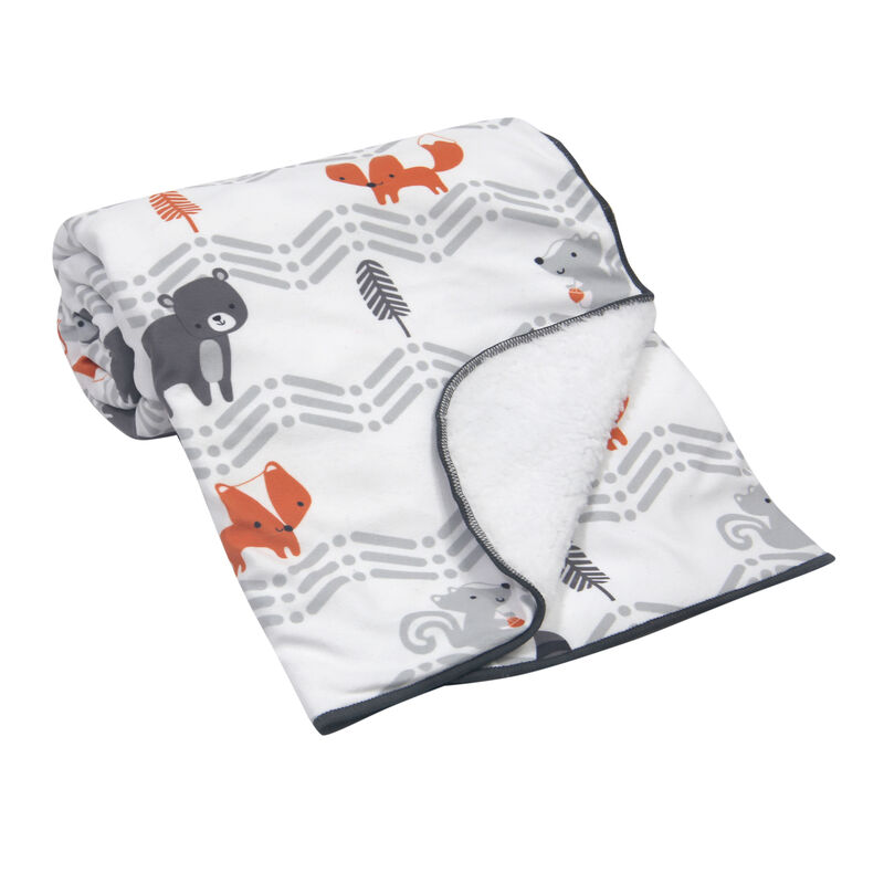 Lambs & Ivy Blue 5-Piece Baby Gift Basket for Baby Shower/Newborn Welcome Home