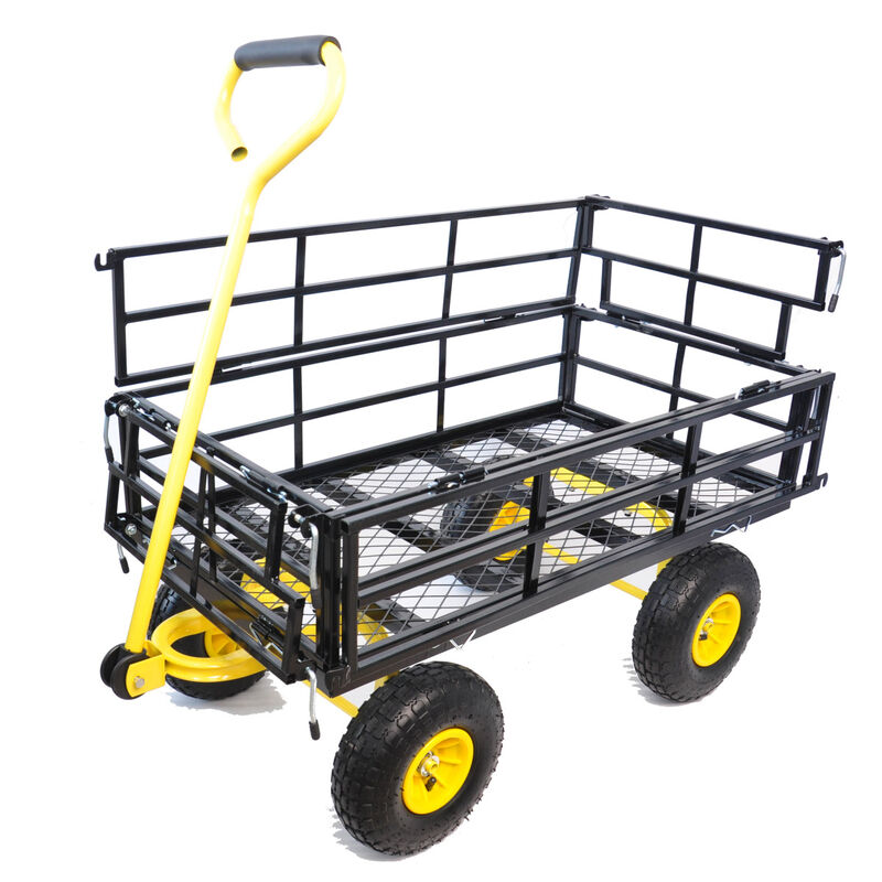 Wagon Cart Garden Cart Trucks Make It Easier To Transport Firewood 0002