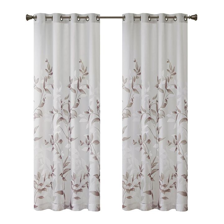 Belen Kox Seraphina Botanical Burnout Window Panel, Belen Kox
