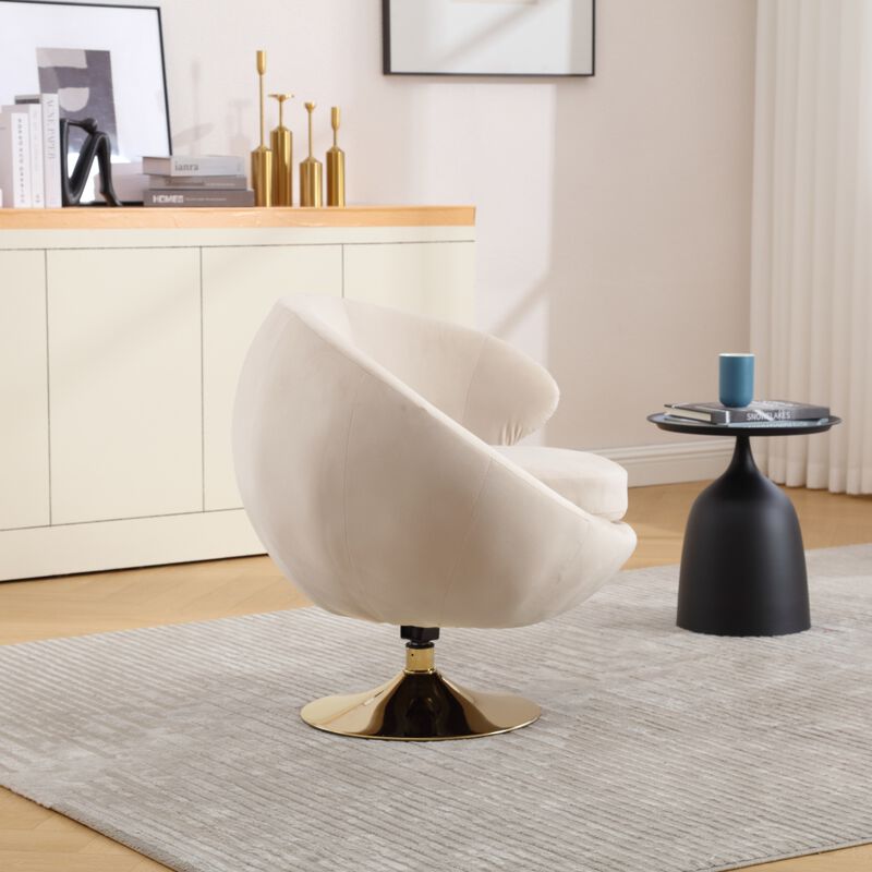 360 Degree Swivel Cuddle Chairs, Round Armchairs for Home & Office