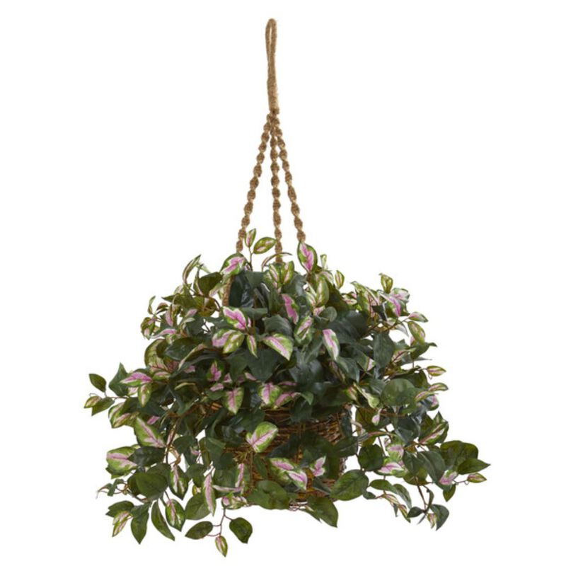 Hivvago Hoya Artificial Plant Hanging Basket