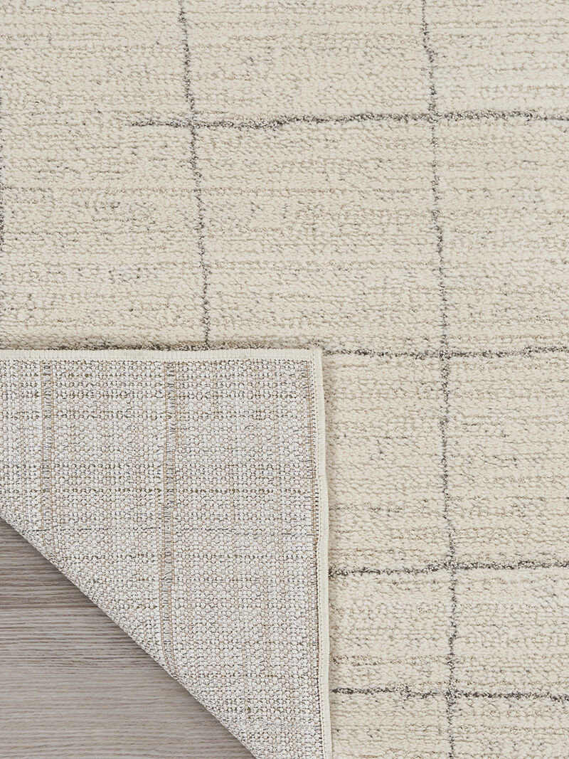 Andes AND04 Ivory/Gray 6' x 9' Rug