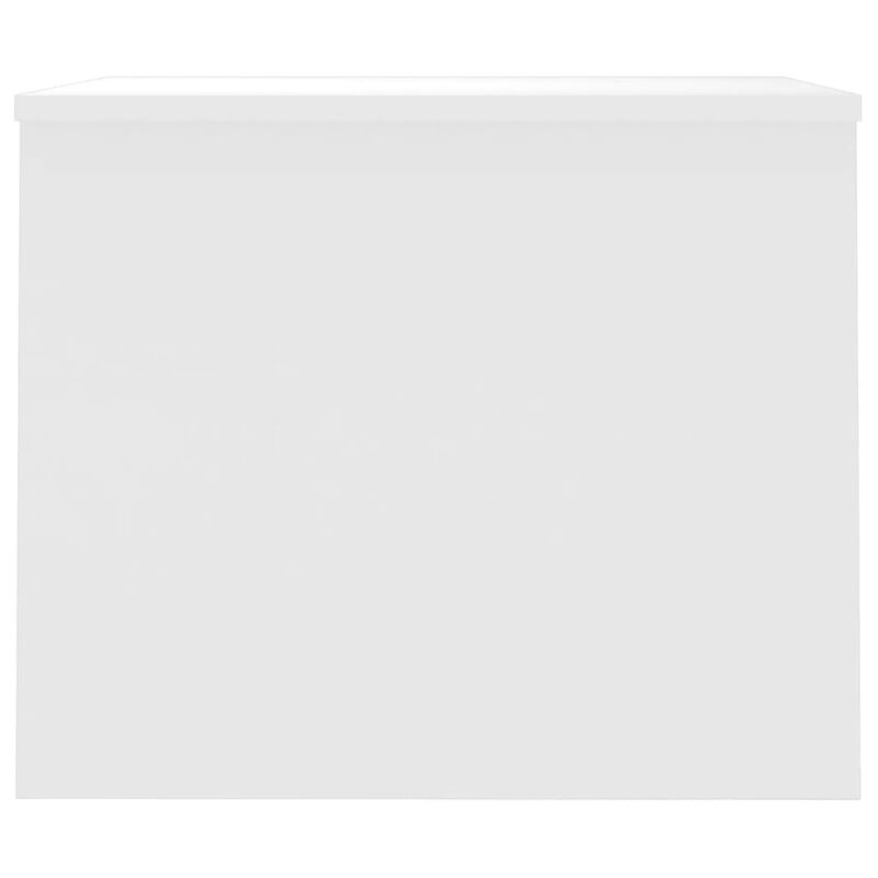 vidaXL Coffee Table High Gloss White 31.5"x19.9"x16.3" Engineered Wood