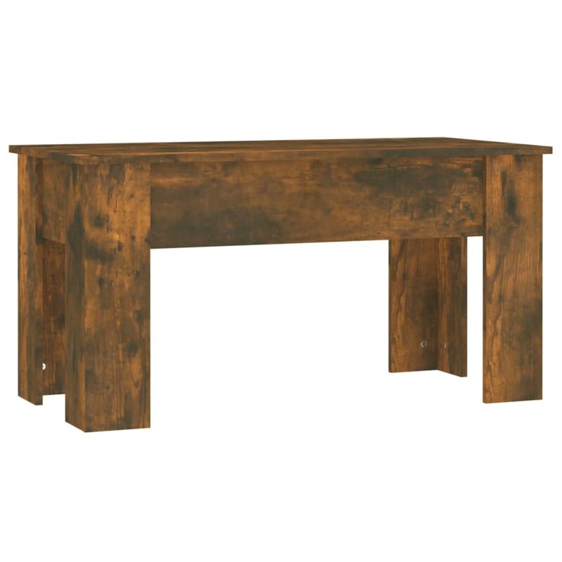vidaXL Coffee Table Smoked Oak 39.8"x19.3"x20.5" Engineered Wood