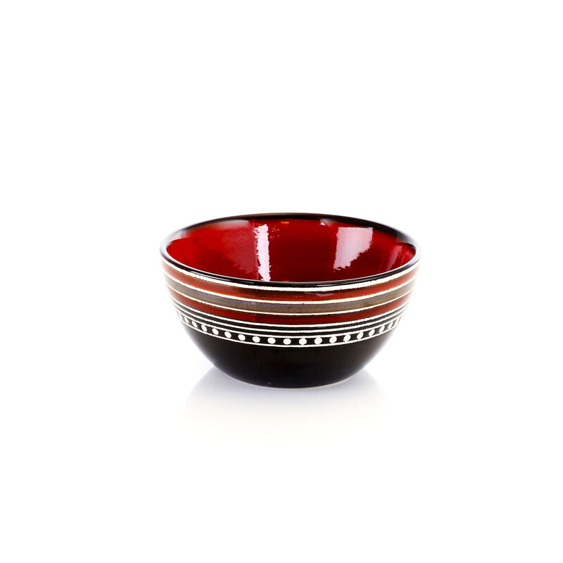 Gibson Elite CafÃ© Versailles 16 Piece Double Bowl Dinnerware Set - Red