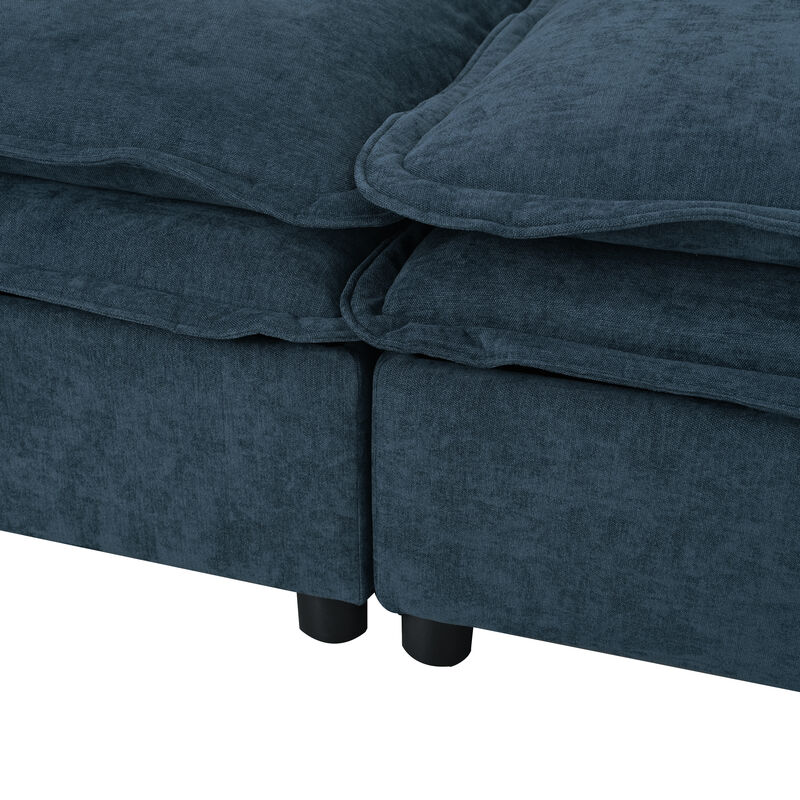 Merax Polyester Double-Layer Cushion Modular Sofa