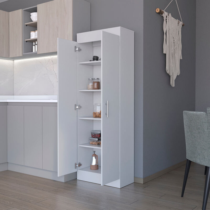 Pantry Cabinet Clinton, kitchen, White