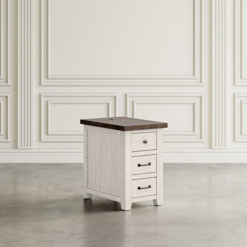 Jofran Harris USB Charging Chairside Table