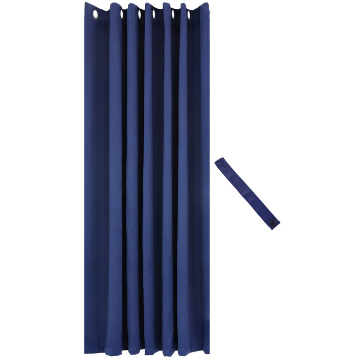 Sunnydaze Outdoor Blackout Curtain Panel - 100 in x 84 in