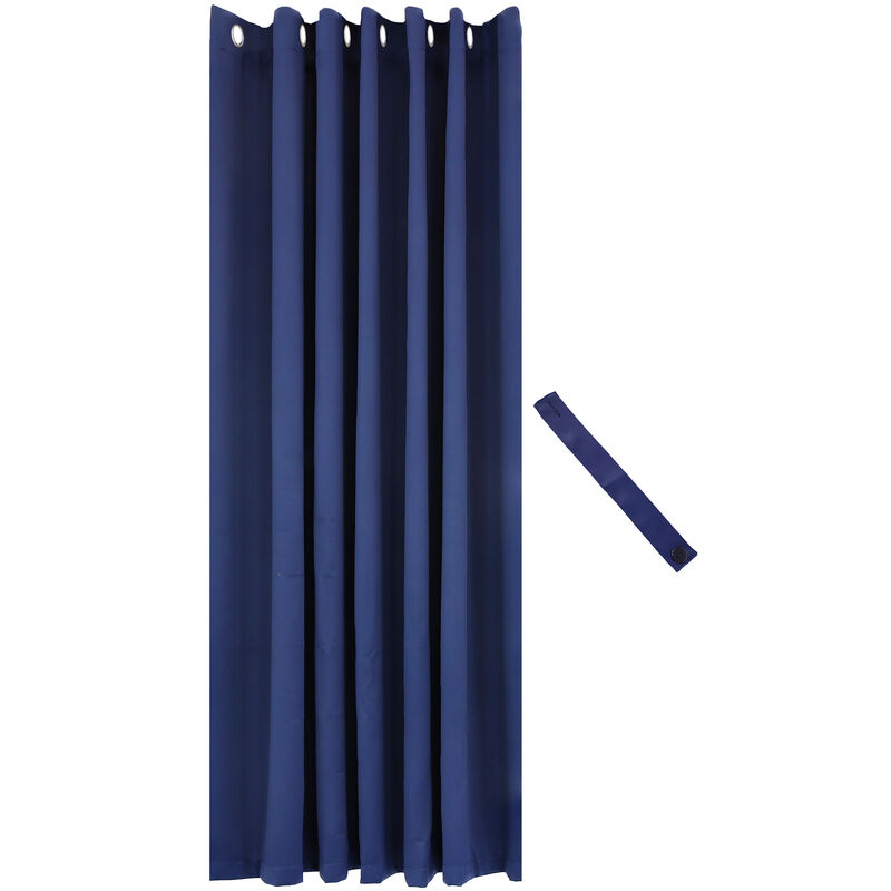 Sunnydaze Outdoor Blackout Curtain Panel - 100 in x 84 in