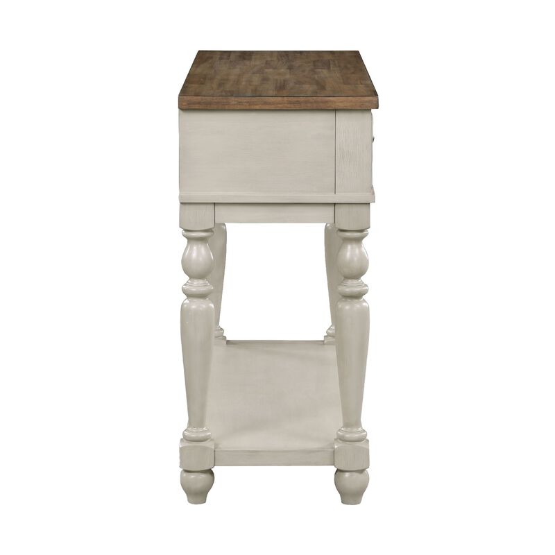 Katherine 52 Inch Console Sideboard Buffet, White - Benzara