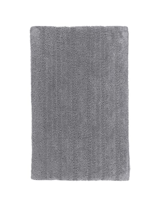 Knightsbridge Linear 220 GSF Reversible Bath Rug 21 x 34 - Aqua