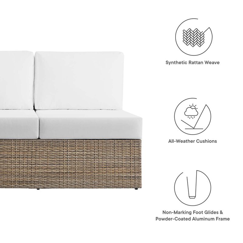 Modway - Convene Outdoor Patio Outdoor Patio Left-Arm Loveseat