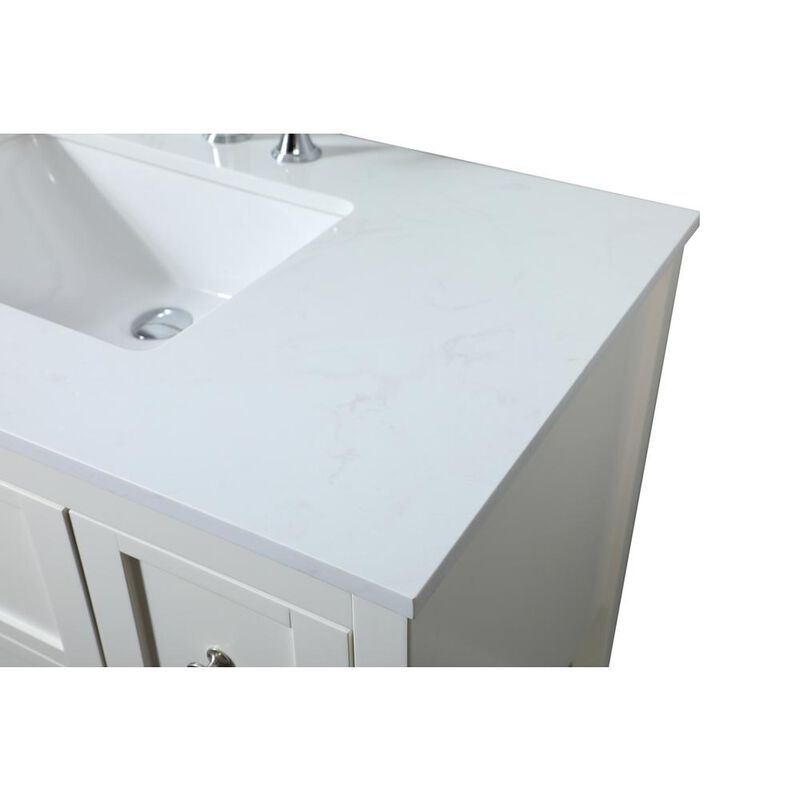 Elegant Kitchen and Bath 32 inch Single bathroom vanity in white