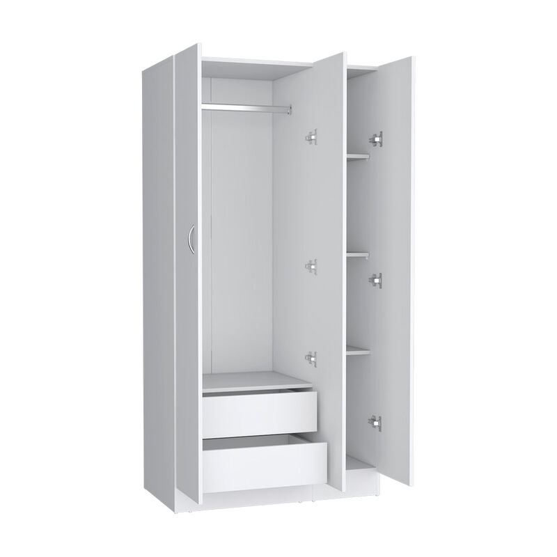 Wardrobe Erie, Bedroom, White