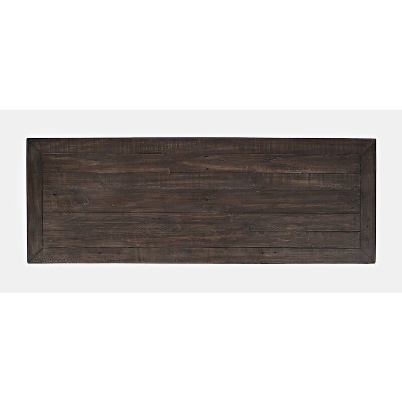 Jofran Madison County Rustic Reclaimed Pine Farmhouse Harris 50 Sofa Console Table