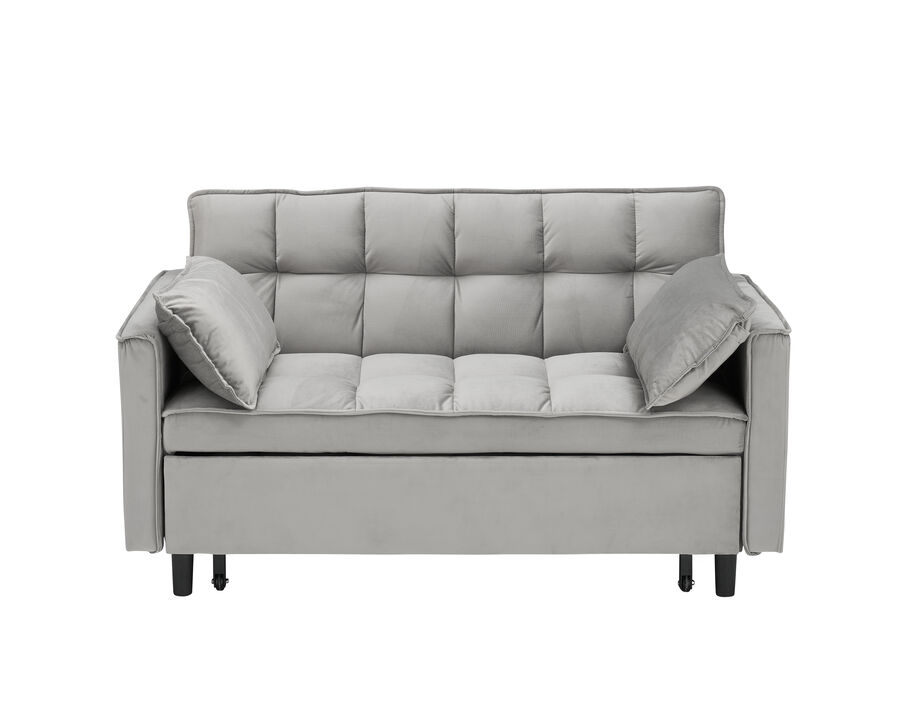 Merax Velvet Loveseat Futon Sofa Couch