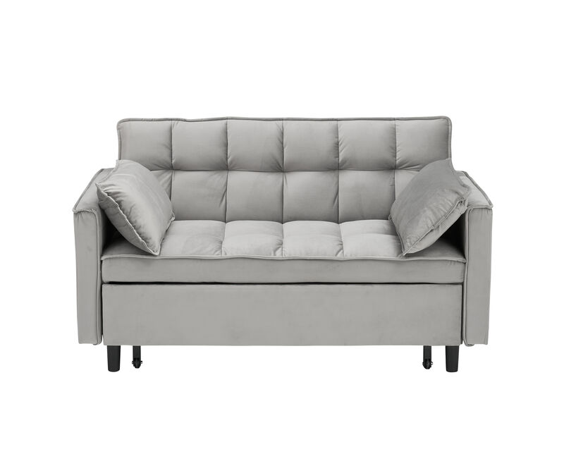 Merax Velvet Loveseat Futon Sofa Couch