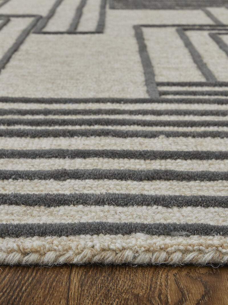 Gansett T8011 Beige/Brown 9'6" x 13'6" Rug By Thom Filcia