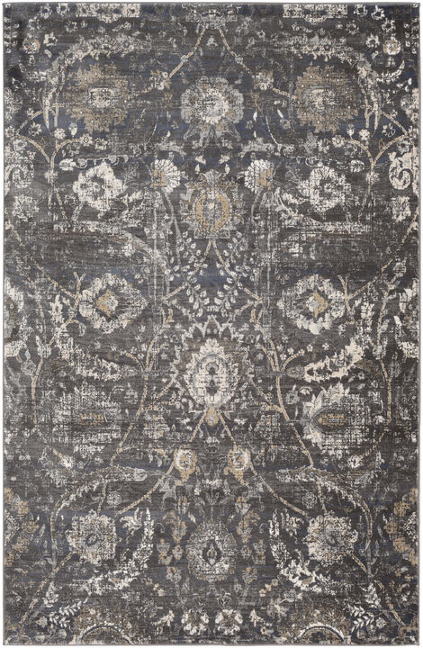 Indigo IGO-2317 7'10' x 10'2' Black Rug