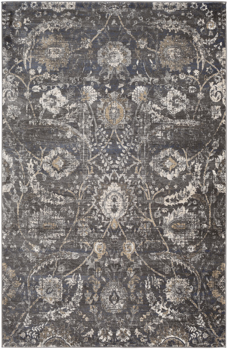 Indigo IGO-2317 7'10' x 10'2' Black Rug