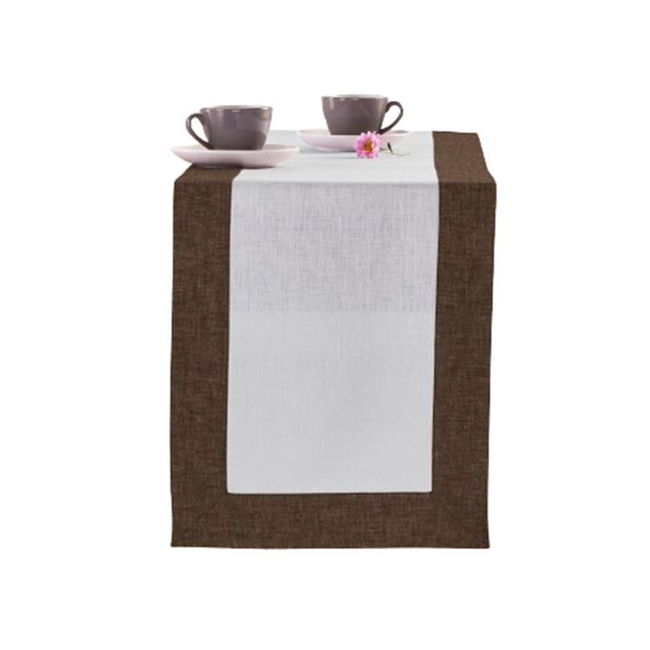 Solino Home 100% Pure Linen Table Runner | Contempo