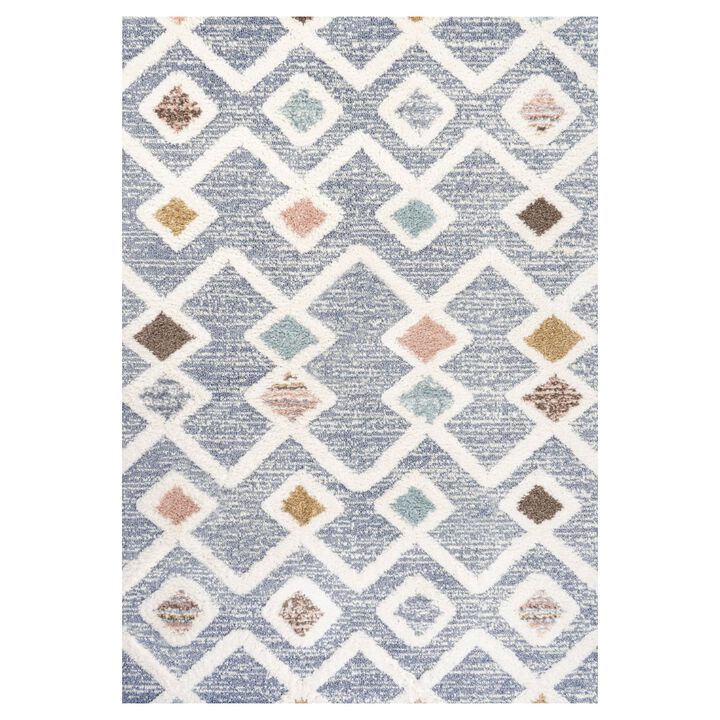 Monique Trellis High-Low Area Rug