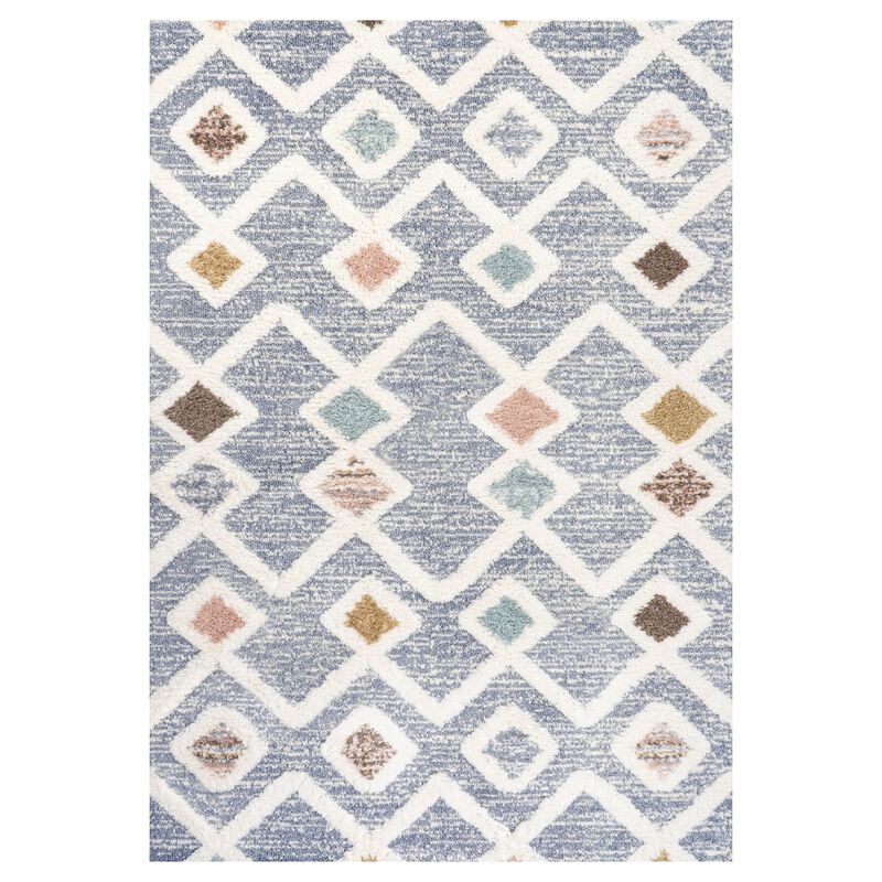 Monique Trellis High-Low Area Rug