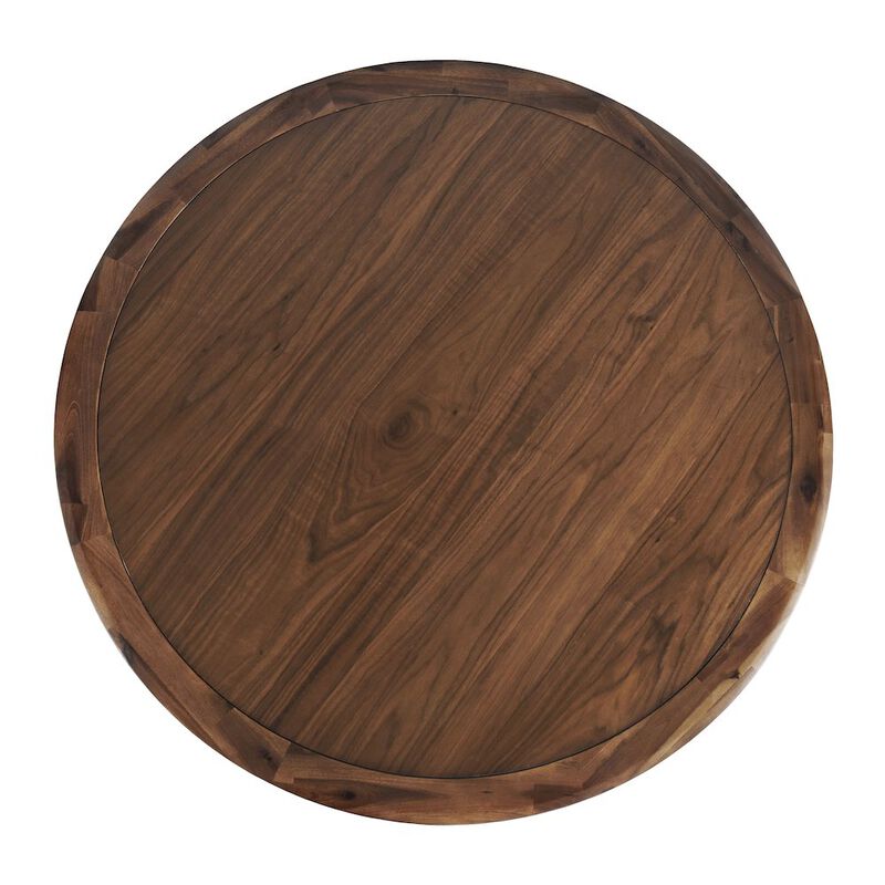 Jofran Nash Mid-Century Modern 50 Round Pedestal Dining Table