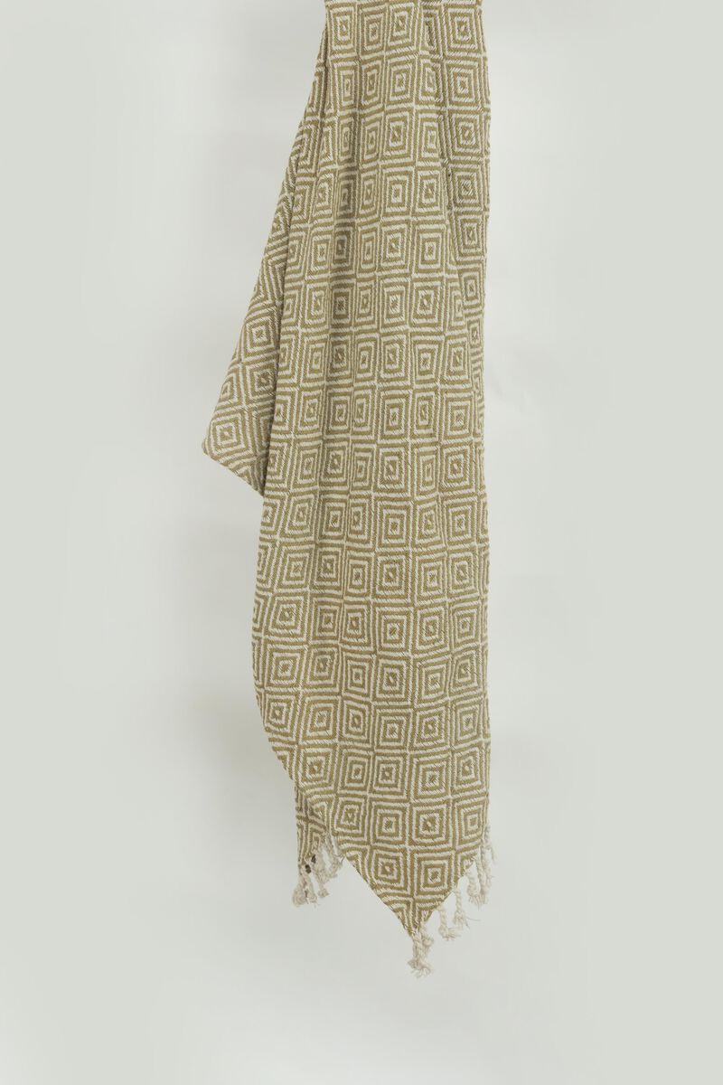 Natural 50" x 60" Throw Blanket