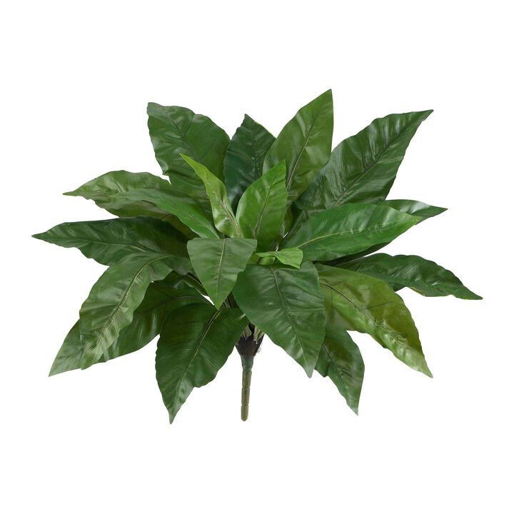 Nearly Natural 23-in Bird-ins Nest Fern Artificial Plant (Set of 3)