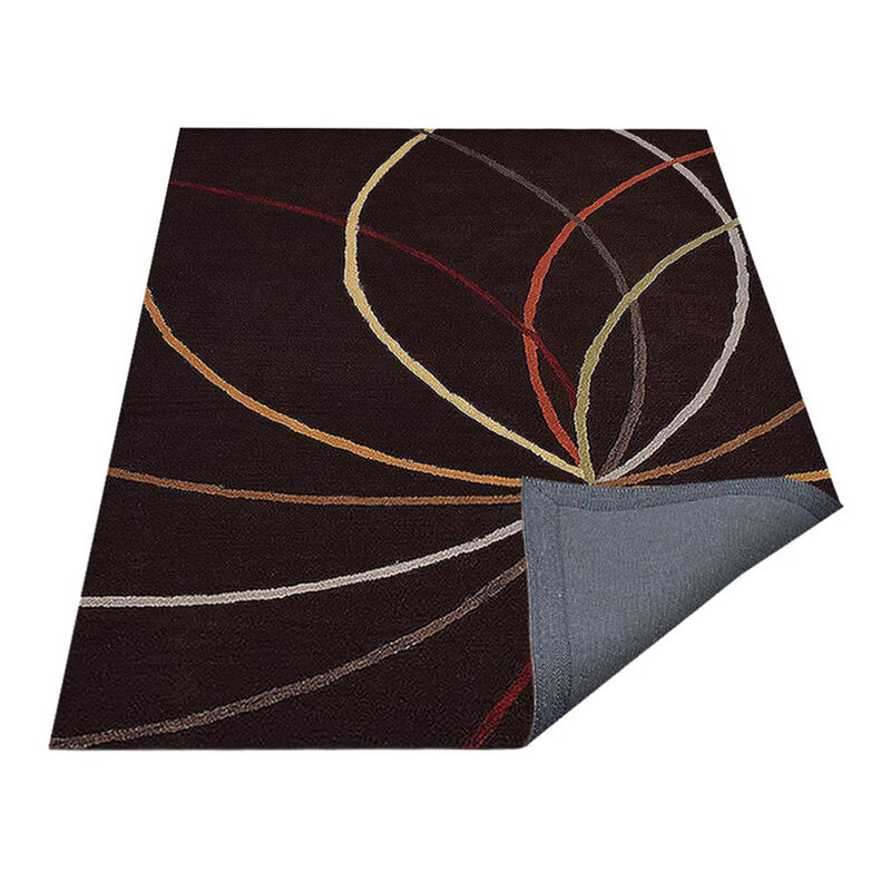 RUGSOTIC CARPETS HAND TUFTED WOOL ECO-FRIENDLY AREA RUGS  - 4'x6', Rectangle Shape, Brown, Contemporary Modern Design, High Pile Thick Handmade Area Rugs for Living Room, Bed Room (K00728)