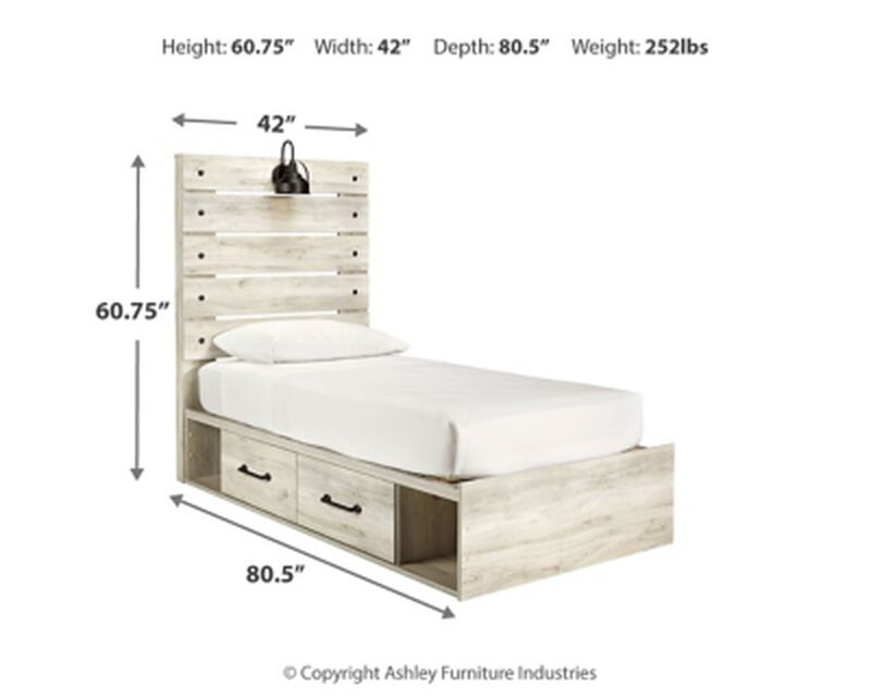 Cambeck Twin Panel Bed