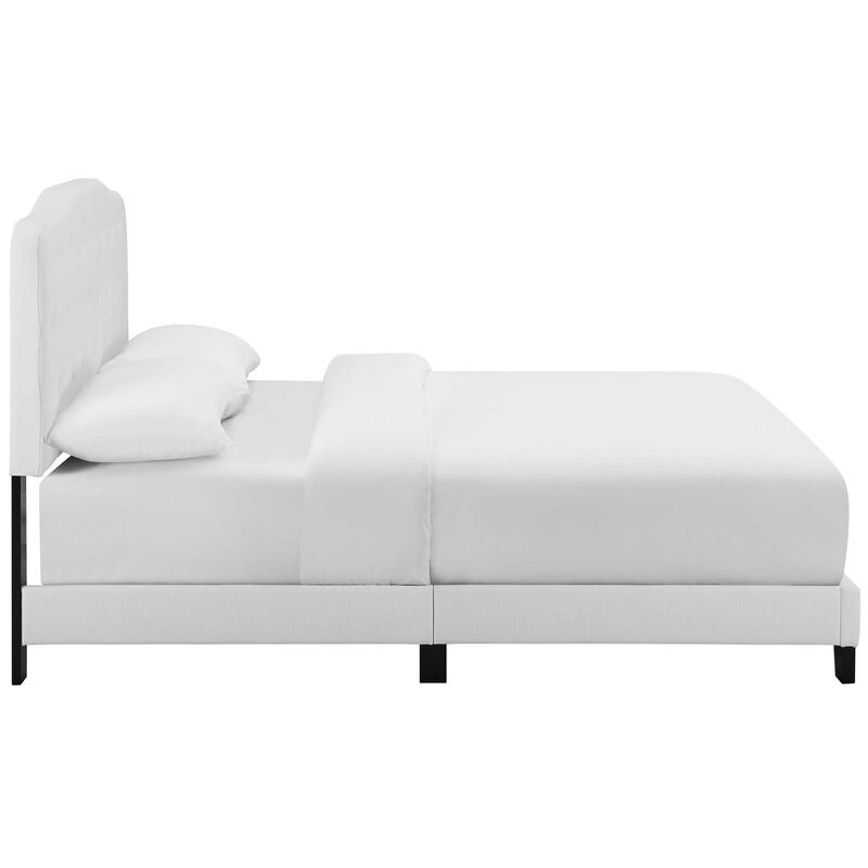 Modway - Amelia Twin Upholstered Fabric Bed White