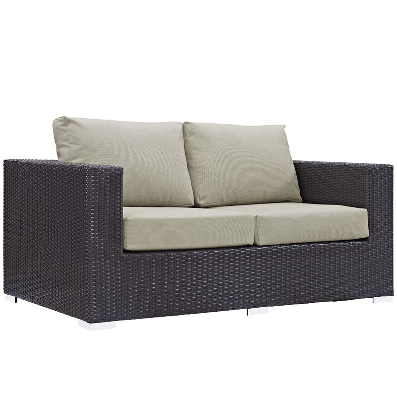 Modway - Convene 8 Piece Outdoor Patio Sofa Set